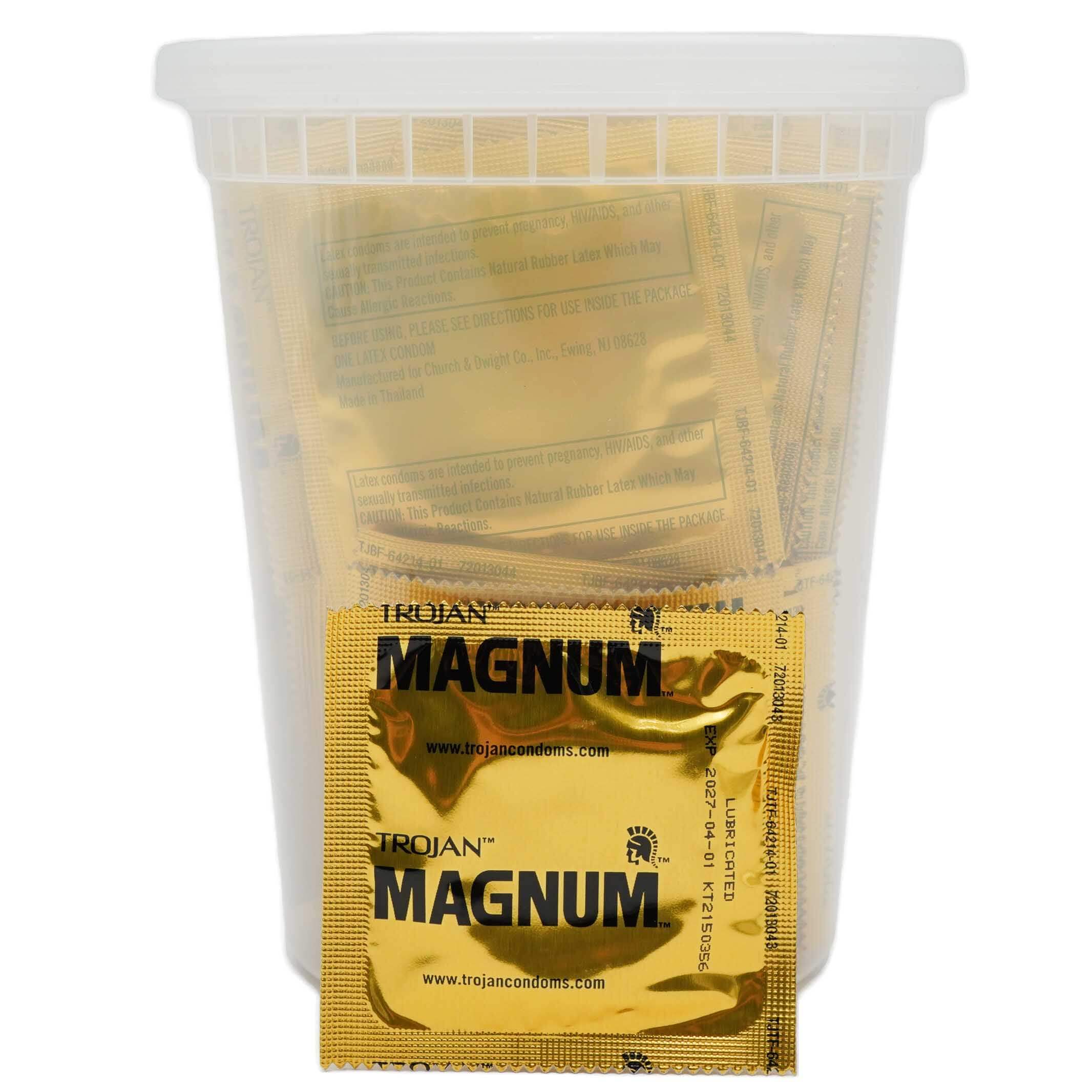 Trojan Magnum Condoms Jar | 1 pack | 36 Count Display  product image
